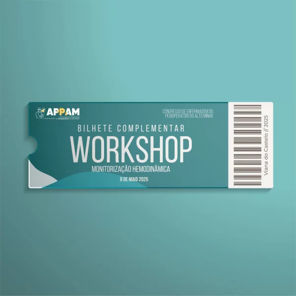Workshop Complementar - Monitorização hemodinâmica (8 de Maio)
